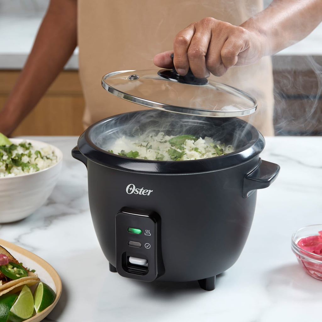 Oster 6 Cup Rice Cooker, Electric Rice Cooker and Rice Maker