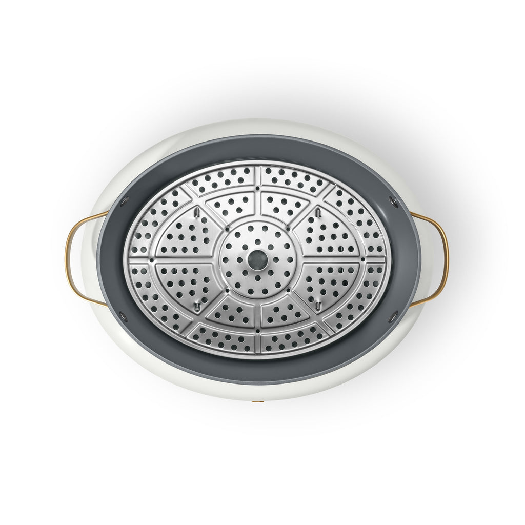 Beautiful 10 in 1, 6 Qt Electric Multi-Cooker, White Icing by Drew Barrymore