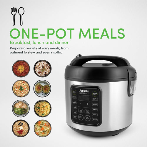 Aroma® 20-Cup (Cooked) / 5Qt. Digital Rice & Grain Multicooker
