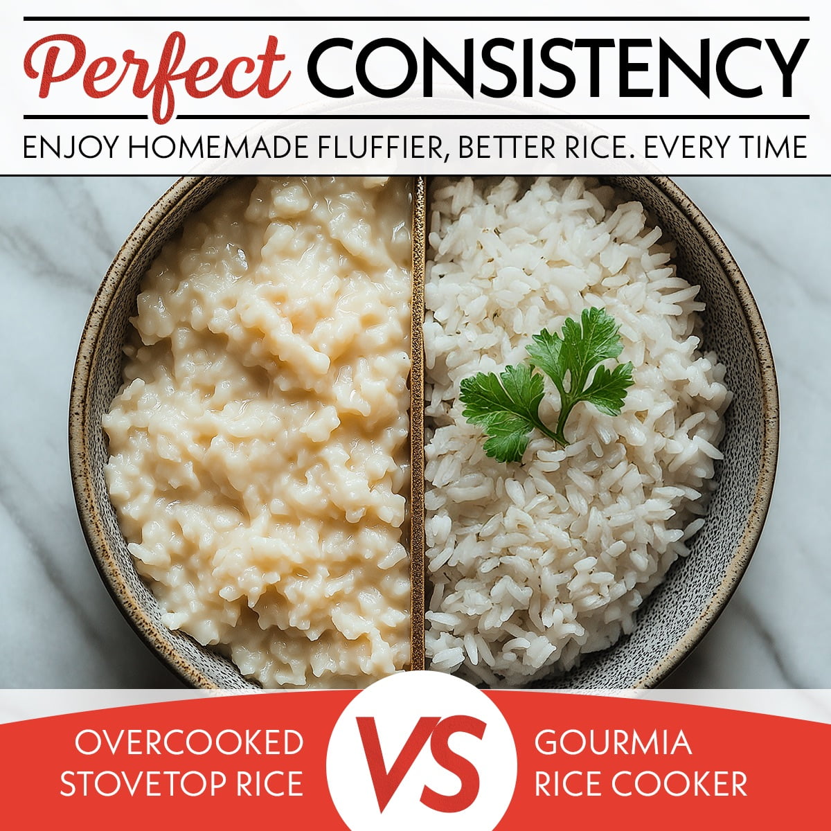 Gourmia 5 Qt Rice Cooker & Steamer, 20 Cup Cooked (10 Cup Uncooked) Stainless Steel