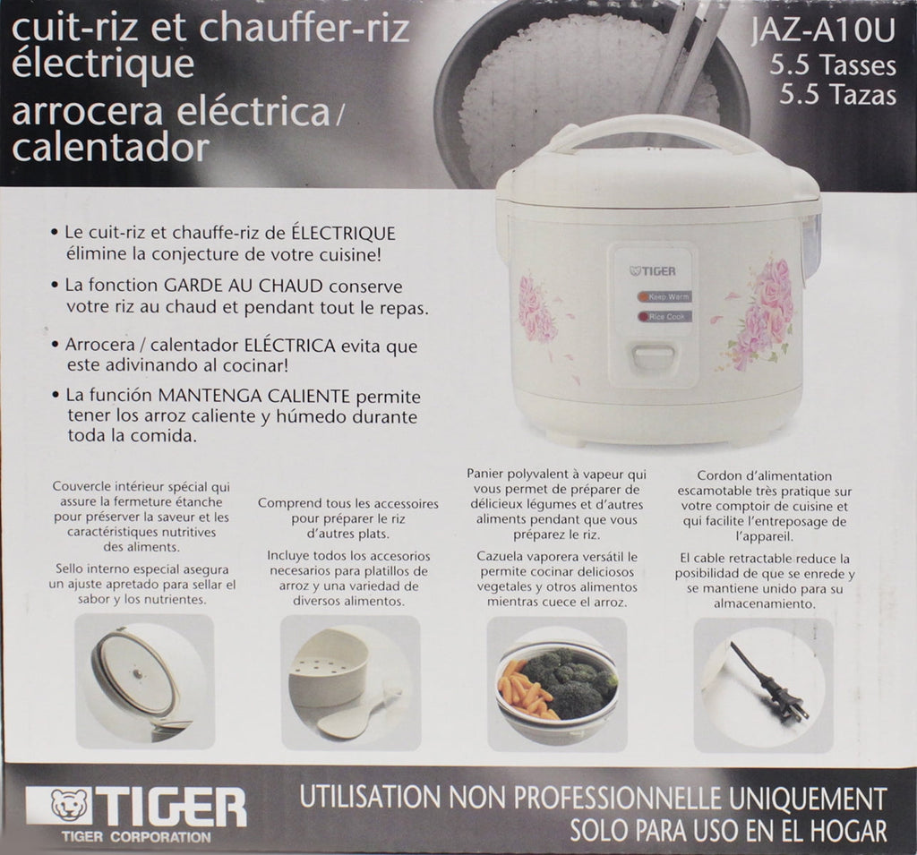 Tiger Electric 5-Cup Rice Cooker / Steamer