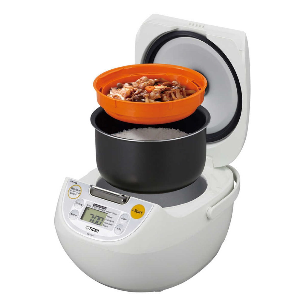 Tiger 5.5-Cup Electric Rice Cooker, Auto Warmer, Programmable