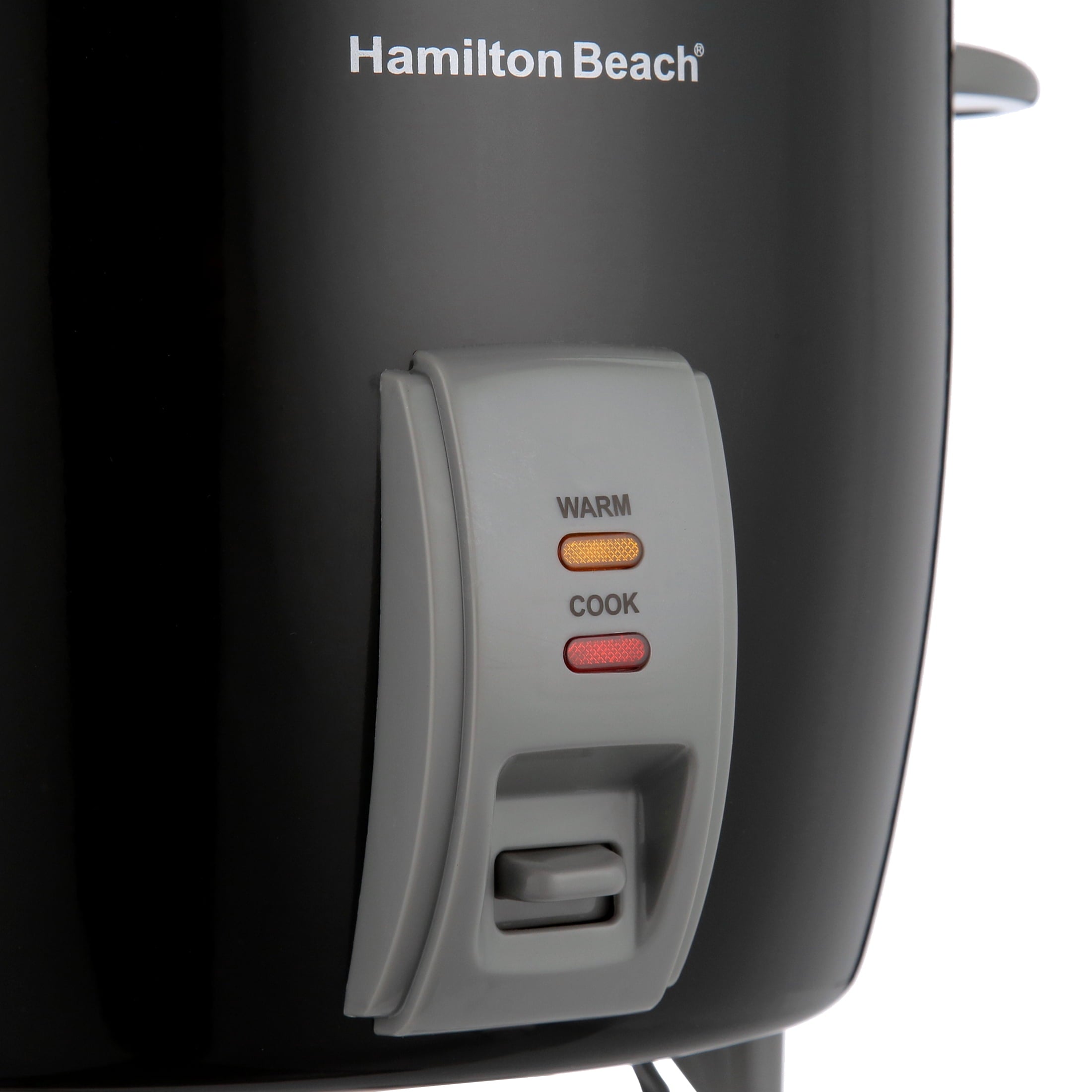 Hamilton Beach Rice Cooker and Food Steamer, 30 Cups Cooked (15 Uncooked), Steam Basket, Black, 37555
