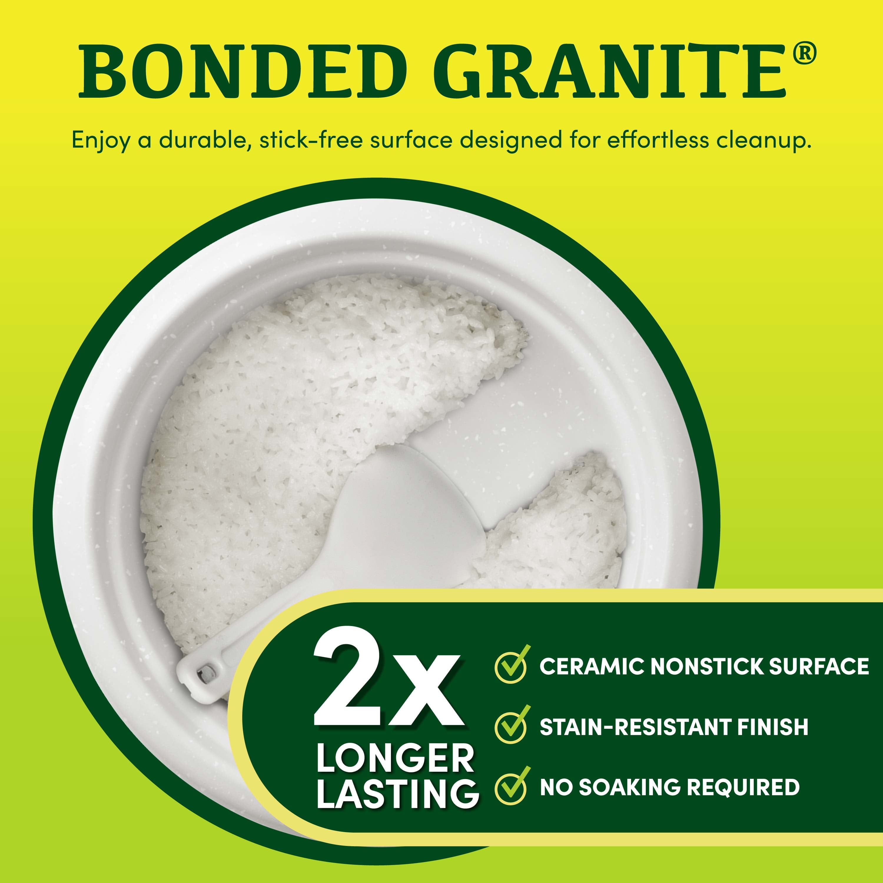 AROMA® 4-Cup Cooked, 2-Cup Uncooked Rice Cooker & Food Steamer with Bonded Granite® Nonstick Ceramic & Pop-Up Steam Tray - Blue