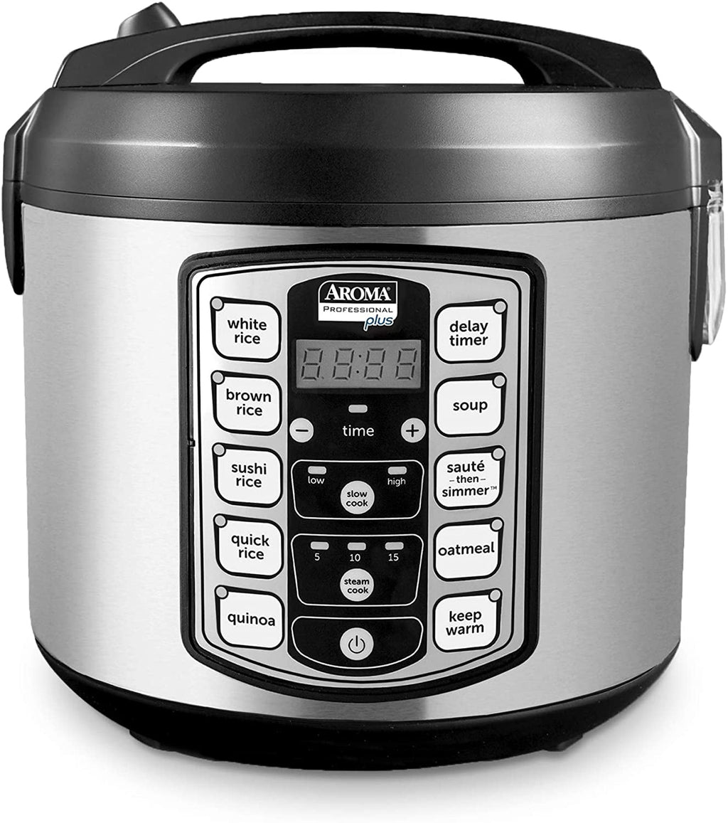 AROMA® Professional 20-Cup (Cooked) / 5Qt. Digital Rice & Grain Multicooker, New, ARC-5000SB