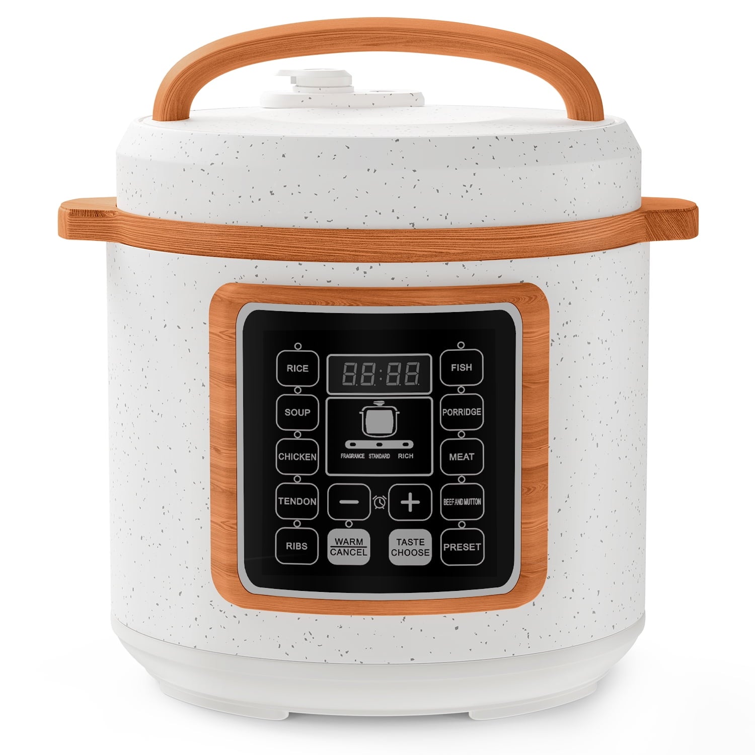 TINANA 6 Quart Electric Pressure Cooker, 9-in-1 Stainless Steel Multi Cooker Pot, Rice Cooker, Slow Cooker, Food Pressure Cooker with Safety Lock, Auto Release, Delay Timer, Intelligent Presets