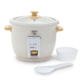 GreenLife 3 Cup Non Stick Electric Rice Cooker, Cream