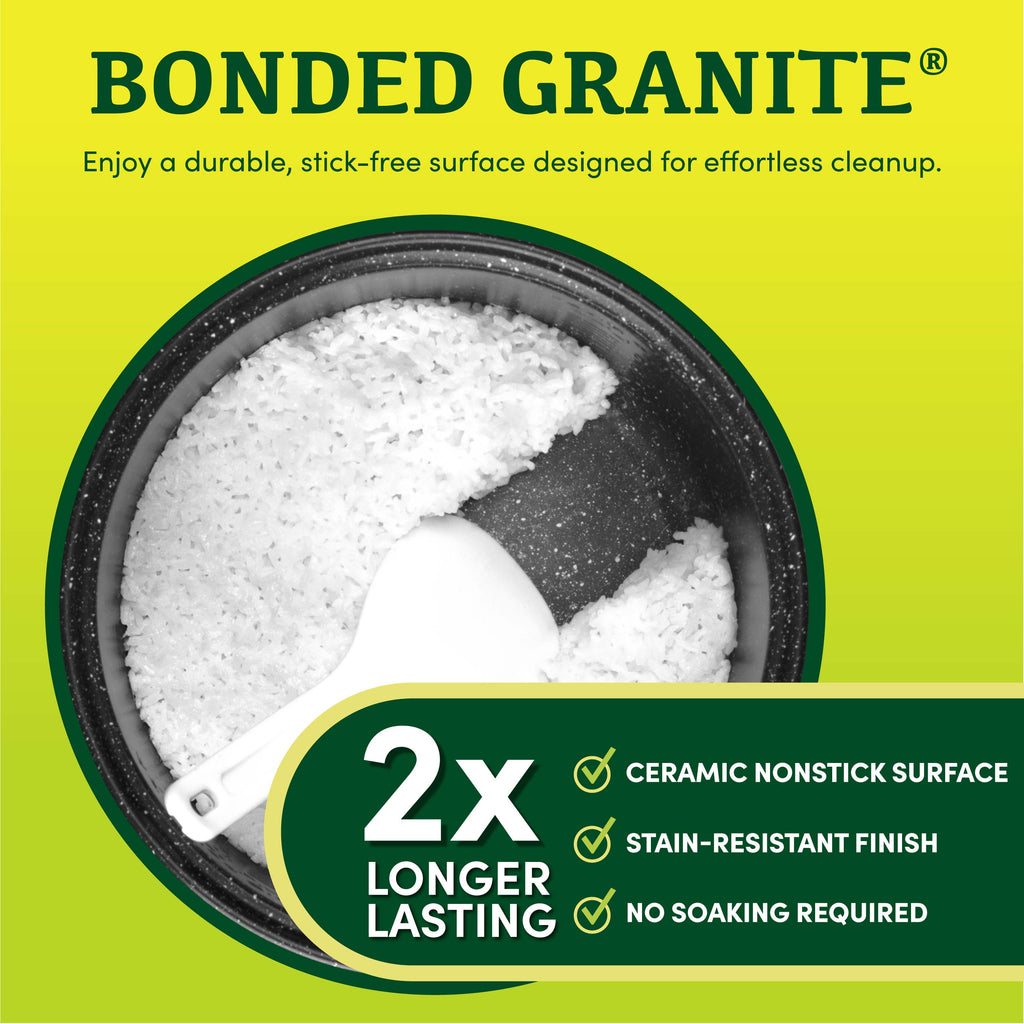 AROMA® 20-Cup Digital Rice Cooker & Food Steamer with Bonded Granite® Nonstick Ceramic