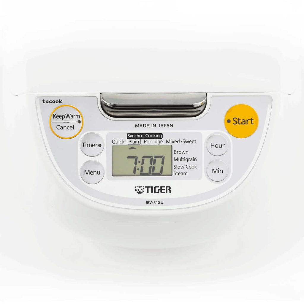 Tiger 5.5-Cup Electric Rice Cooker, Auto Warmer, Programmable