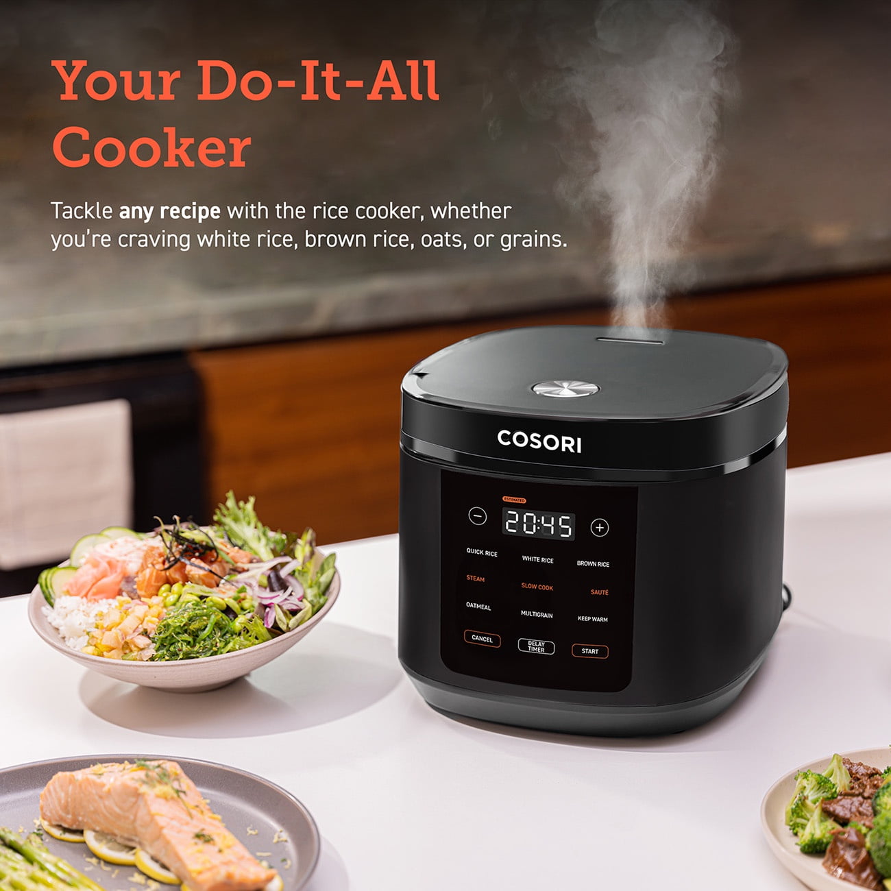 Cosori Rice Cooker with Ceramic Coating 5.0 Quart